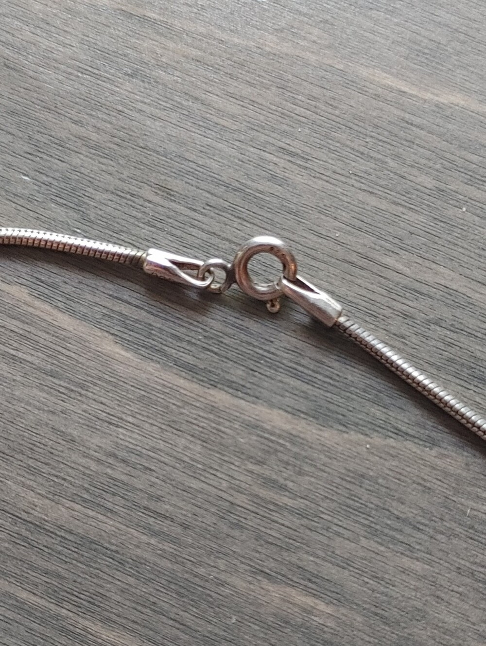 Vintage Sterling Silver Celtic Knot Moonstone Necklace - Picture 3 of 4